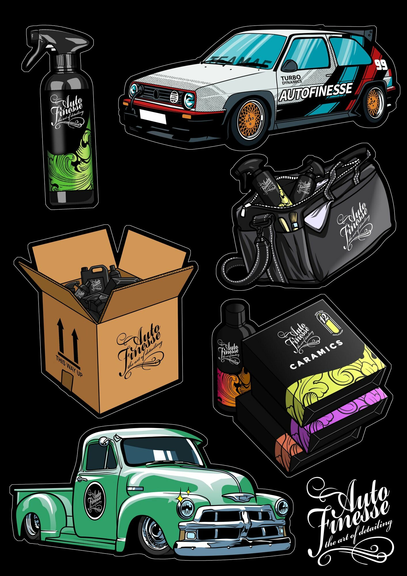 Стикерпак AUTO FINESSE