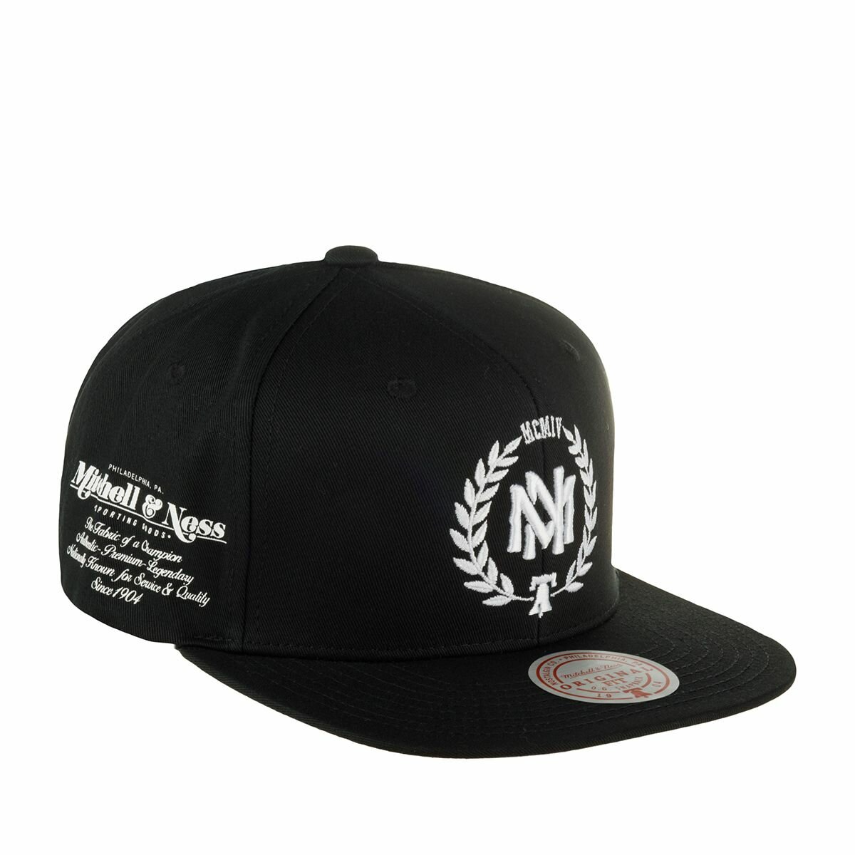 Бейсболка Mitchell & Ness Базовая коллекция для мужчин и женщин, размер 0, черный — фото 1