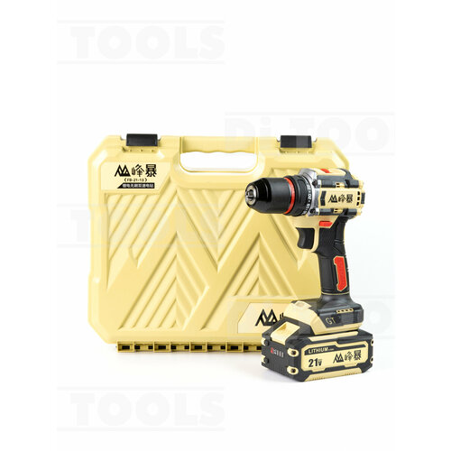 Аккумуляторный шуруповерт Feng Bao 21-13 бесщёточный 21В 60Нм 4Ач 9300₽