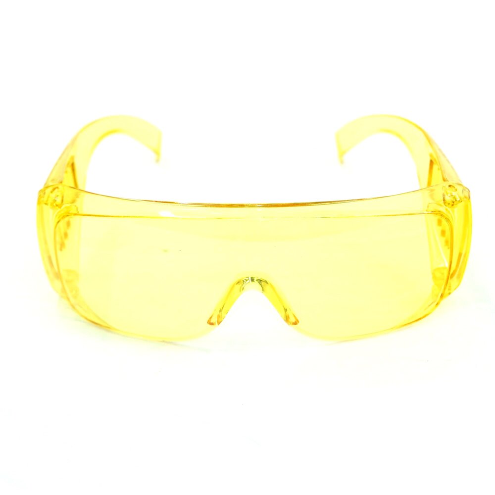 Очки защитные Сибртех открытого типа янтарные