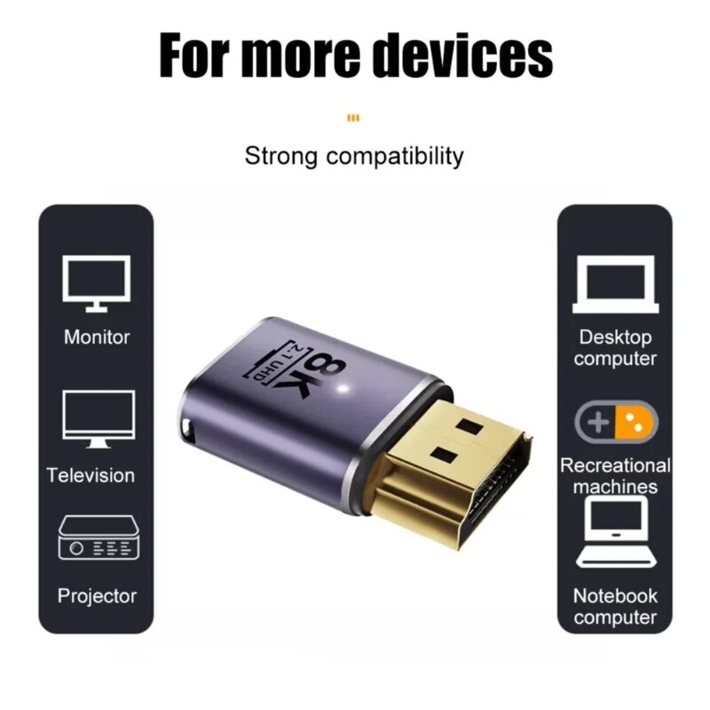 DIXSG HDMI-адаптер 8K, 60 Гц — фото 1