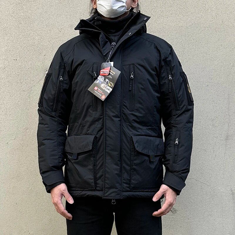 Carinthia ECIG 4.0 хлопковый тактический костюм оливково-коричневый Черный, XL, black jacket