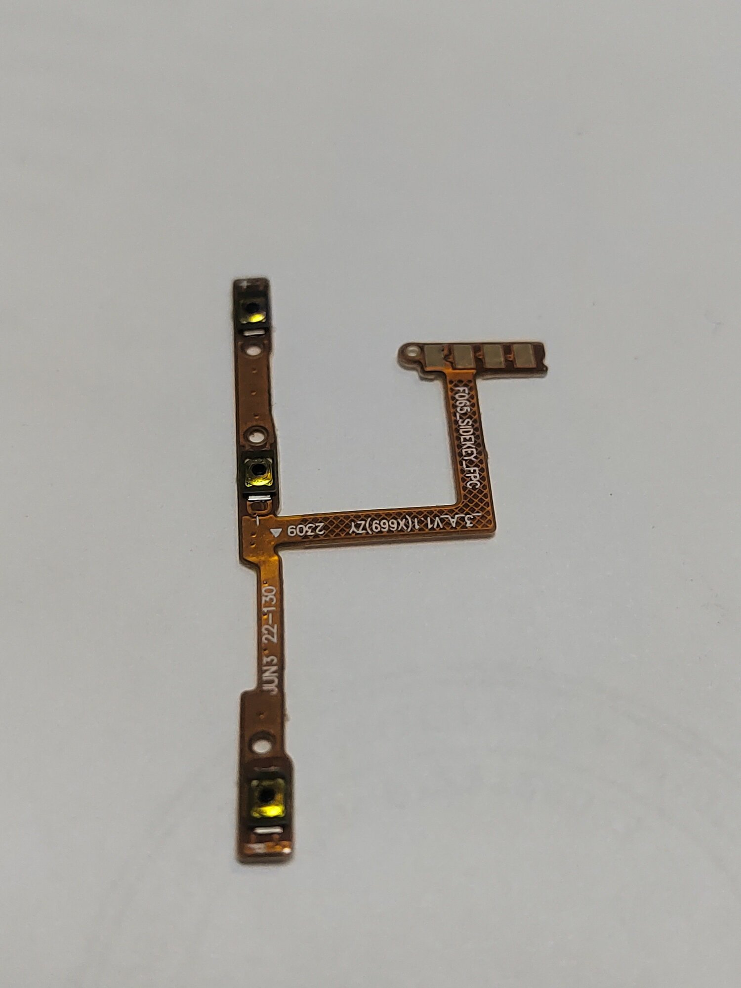 Шлейф кнопок громкости и включения для tecno spark 10c(KI5m) infinix hot 30i(x669d) infinix hot 30 play(x6835b)