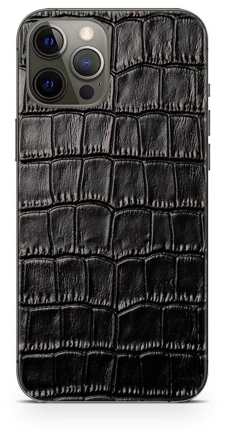 Наклейка Glueskin из натуральной кожи Croco для Apple iPhone 12 Pro Max