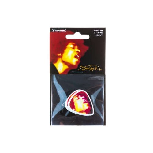 JHR03H Jimi Hendrix Electric Ladyland Медиаторы 24шт, Dunlop медиаторы dunlop jh pt02m jimi hendrix bold as love упаковка 12 шт