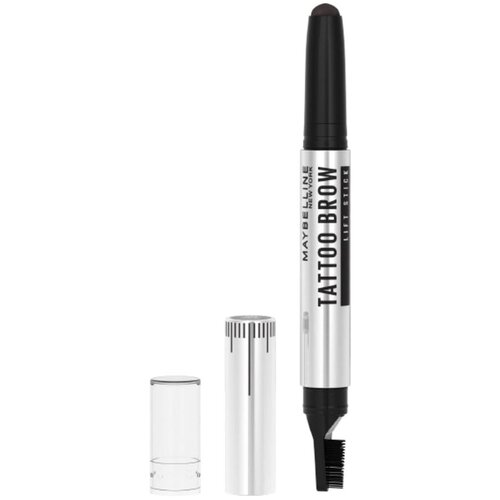 Maybelline New York Стик для бровей двухсторонний Tattoo Brow Lift, black brown