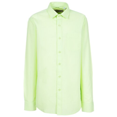 Школьная рубашка Tsarevich, размер 158-164, зеленый рубашка детская tsarevich 25 md night размер 158 164
