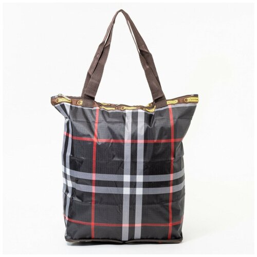 фото Сумка-трансформер ж01-05 клетка чёрная lan sha wan