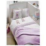 Комплект детского постельного белья Gelin home BEBE лиловый, арт. 2442G20002116 - изображение