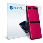 Пленка защитная MOCOLL для задней панели Samsung Galaxy Z Flip Металлик Розовый - изображение