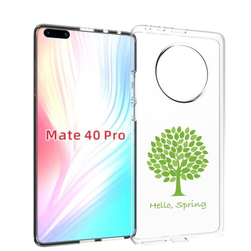 Чехол MyPads Привет-весна для Huawei Mate 40 Pro (NOH-NX9) задняя-панель-накладка-бампер