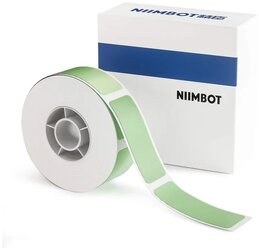Этикетки для термопринтера/Наклейки для торговли/ Niimbot D11/D110/ размер 12*40/цвет зелёный