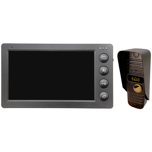 Видеодомофон вызывная панель PAL и монитор 7 дюймов TFT LCD, PAL JSBo домофон медный антик