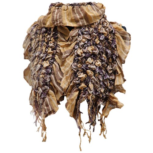 Шарф Crystel Eden,170х40 см, бежевый шарф crystel eden 170х40 см фиолетовый
