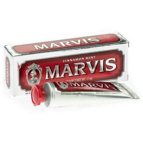 Marvis Cinnamon Mint - Зубная паста Мята и корица 25 мл