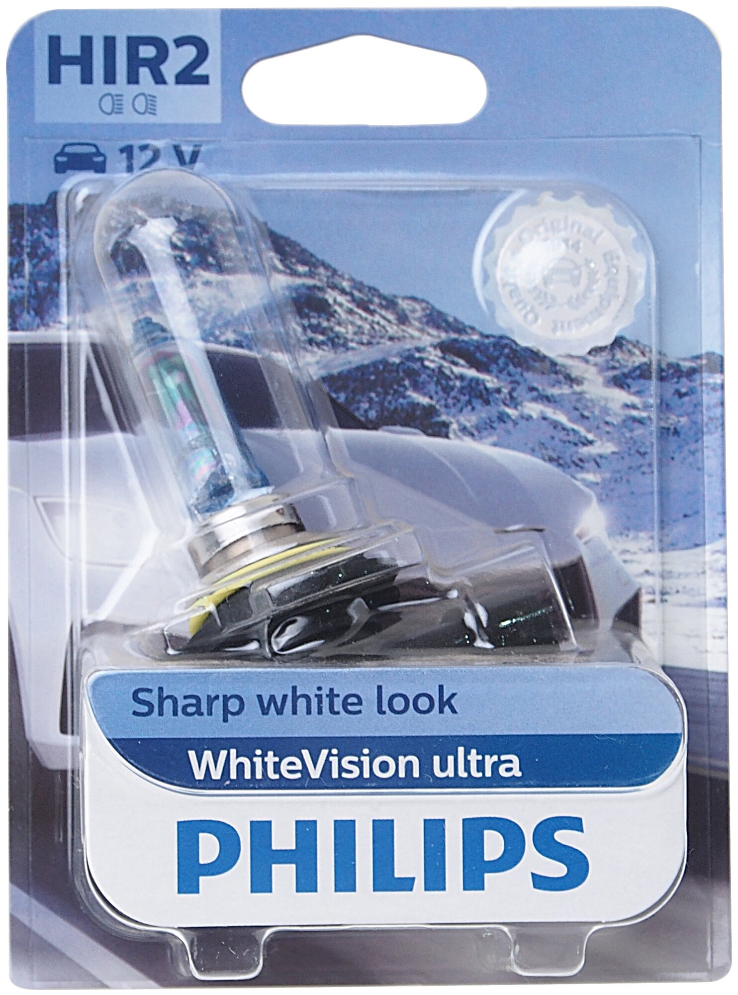 Лампа Philips 9012wvub1 12v 55w Px22d Whitevision Ultra Philips арт. 9012WVUB1