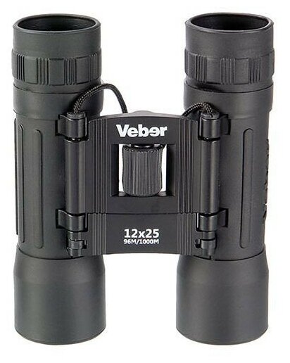 Бинокль Veber Ultra Sport БН 12x25, черный - фото №3