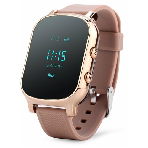 Умные часы с GPS трекером Smart Watch T58 Золотые