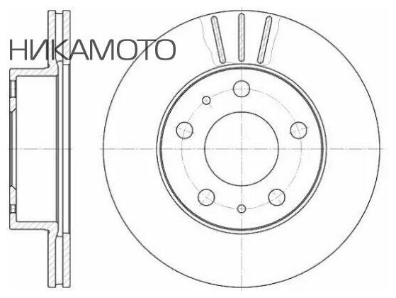 Диск тормозной Jumper Ducato Boxer ROADHOUSE 650410