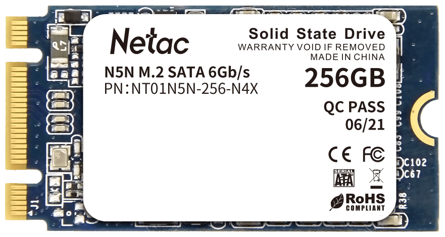 Твердотельный накопитель Netac N5N 256 ГБ M.2 NT01N5N-256-N4X