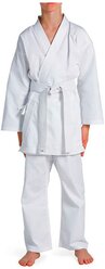 Кимоно для дзюдо RHINO, хлопок, белое, размер 32-34, рост 134 см