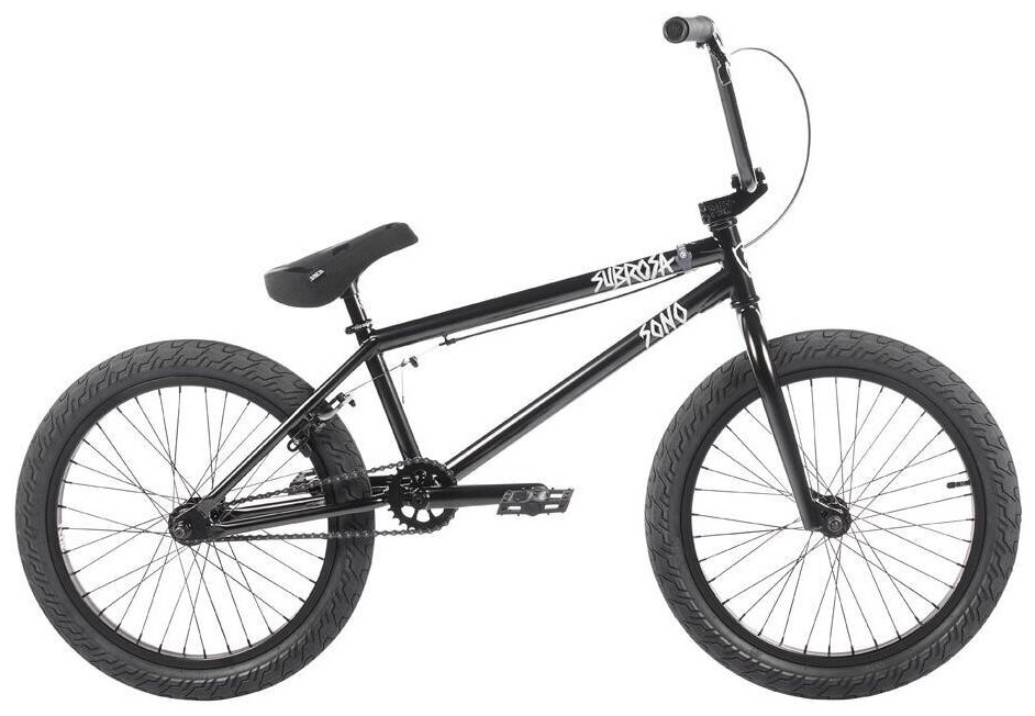 Велосипед трюковой BMX Subrosa Sono Black, размер 20.5 (коллекция 2022)