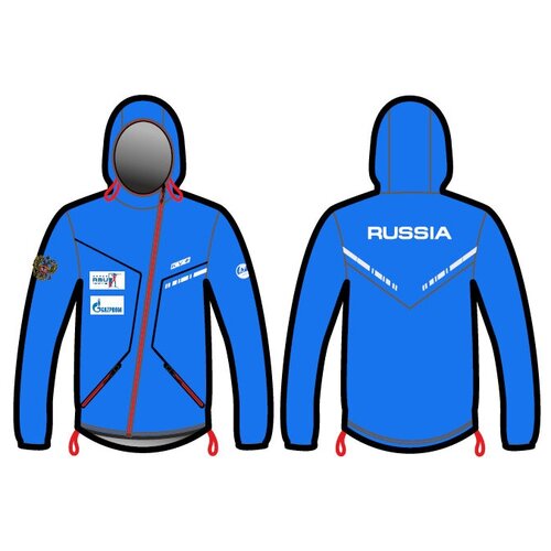 Куртка для бега KV+ IRELAND jacket RBU waterproof, Blue, M