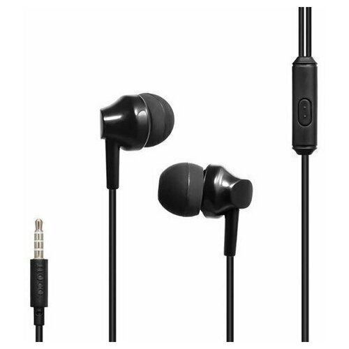 Наушники Hoco M14 проводные вакуумные микрофон Jack 35 12 м черные 43500₽