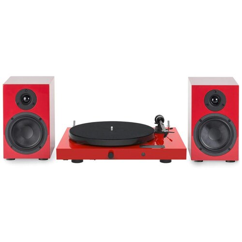 Виниловый проигрыватель с колонками PRO-JECT SET JUKEBOX E1 + SPEAKER BOX 5 RED/RED