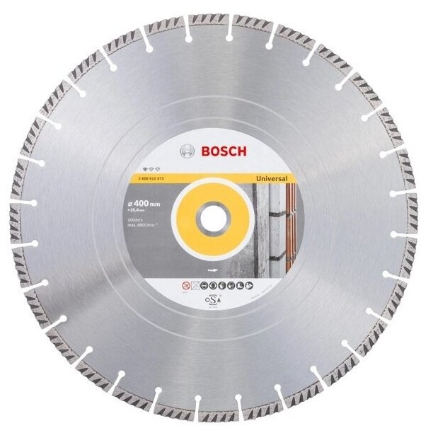 Диск алмазный 400х25,4 мм Standard for Universal BOSCH, 2608615073