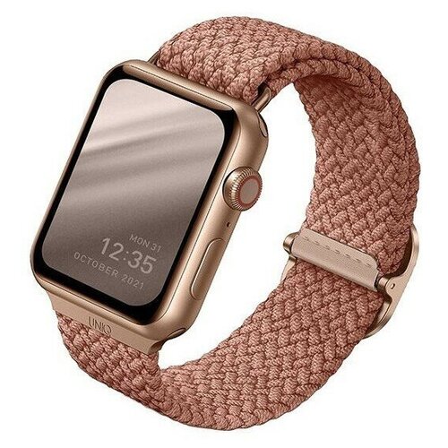 Ремешок Uniq Aspen Strap Braided для Apple Watch 42/44/45 мм, цвет Розовый (44MM-ASPPNK)