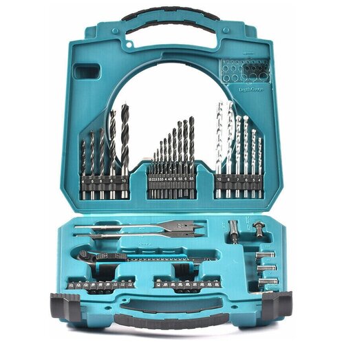 набор насадок circle series 65 шт makita d 42020 Набор сверл и насадок Circle 50 шт. Makita D-42014