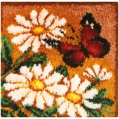 PANNA Набор для вышивания Ромашки,KI-1265, разноцветный, 40 х 40 см 37071 2566 комплект для вышивания ковровой техникой