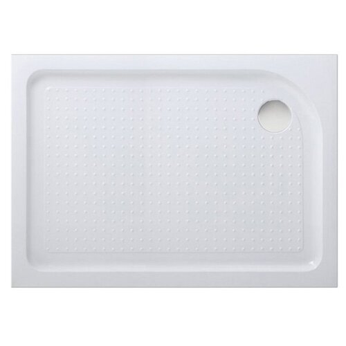 Акриловый поддон для душа BelBagno Tray R 100x80x15 TRAY-BB-AH-100/80-15-W-R Белый R с антискользящим покрытием