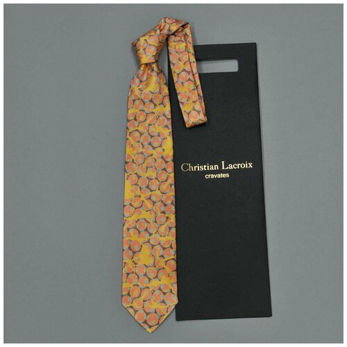Новый стильный галстук в ярких тонах Christian Lacroix 835645