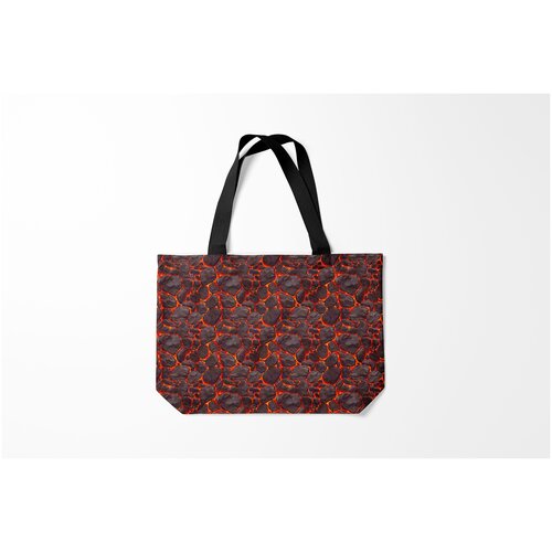 фото Сумка-шоппер / 46х35 см / тренды / абстракция голем burnettie