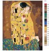 Картина по номерам Н13 Густав Климт, Поцелуй, 40х50 см - изображение