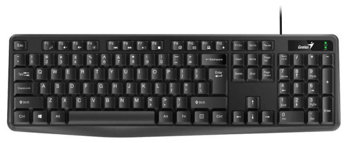 Клавиатура Genius KB-117 (USB, RU), Black (31310016402)
