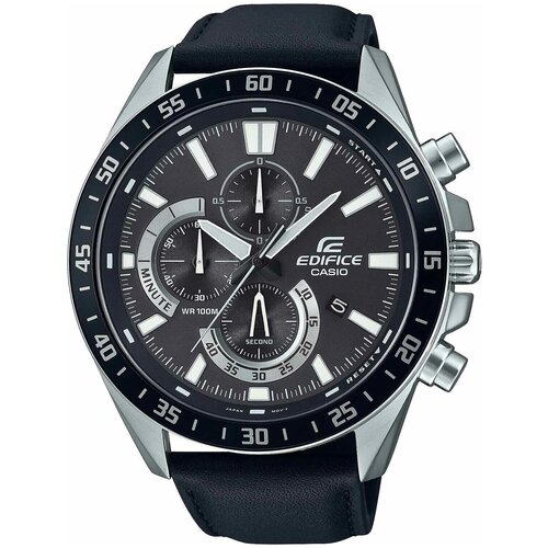 Наручные часы CASIO Edifice EFV-620L-1AVUEF, черный, серебряный