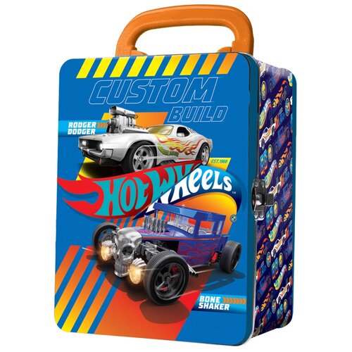 портативный кейс для хранения 18 машинок hot wheels цвет черно зеленый hwcc2черно зеленый Портативный кейс для хранения 18 машинок Hot Wheels, цвет: сине-оранжевый. HWCC2сине-оранжевый