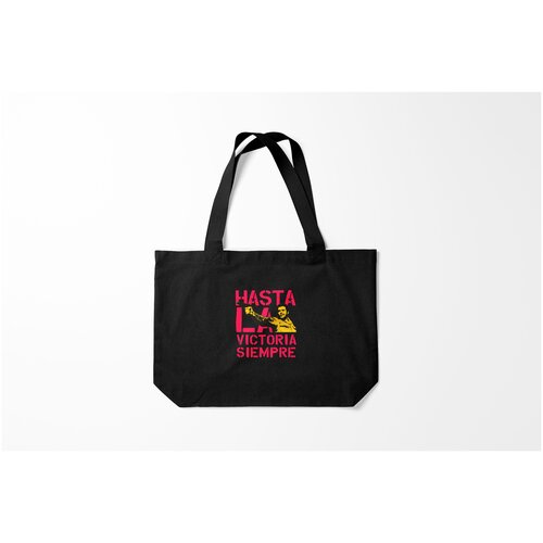 фото Сумка-шоппер / 46х35 см / исторические личности / знаменитые hasta la victoria siempre burnettie