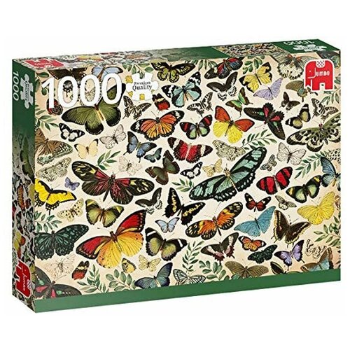 Пазл Jumbo 1000 деталей: Бабочки пазл jumbo 1000 деталей совы в лунном свете