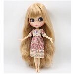 Кукла Блайз (Blythe) в сарафане, длинные волосы - изображение