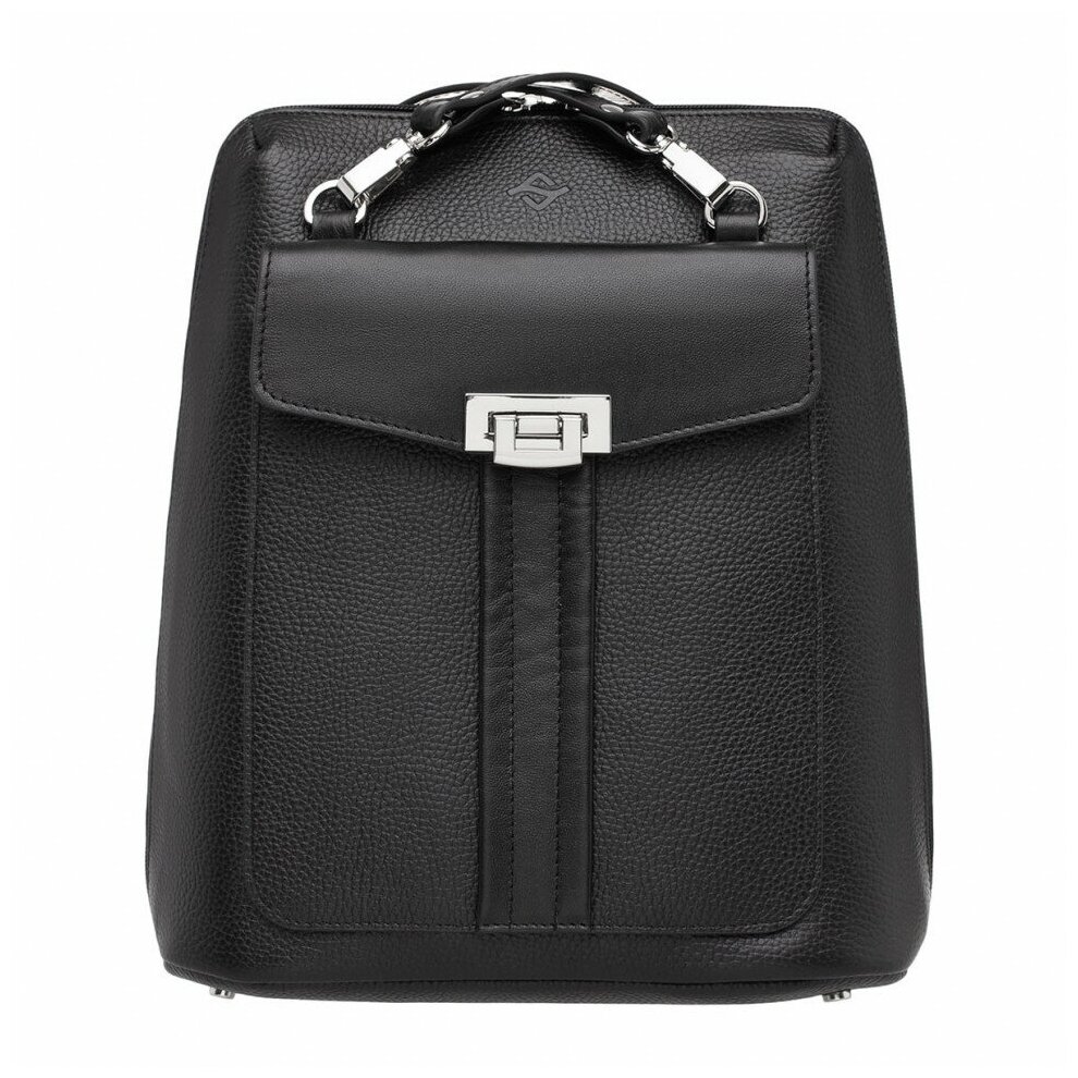 Женский кожаный рюкзак-трансформер Lakestone Penrose Black 914568/BL 