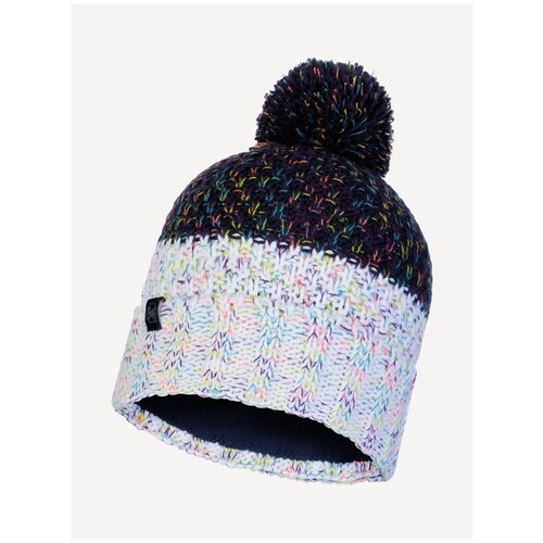 Шапка вязаная с флисом Buff Hat Knitted Polar Janna Night Blue