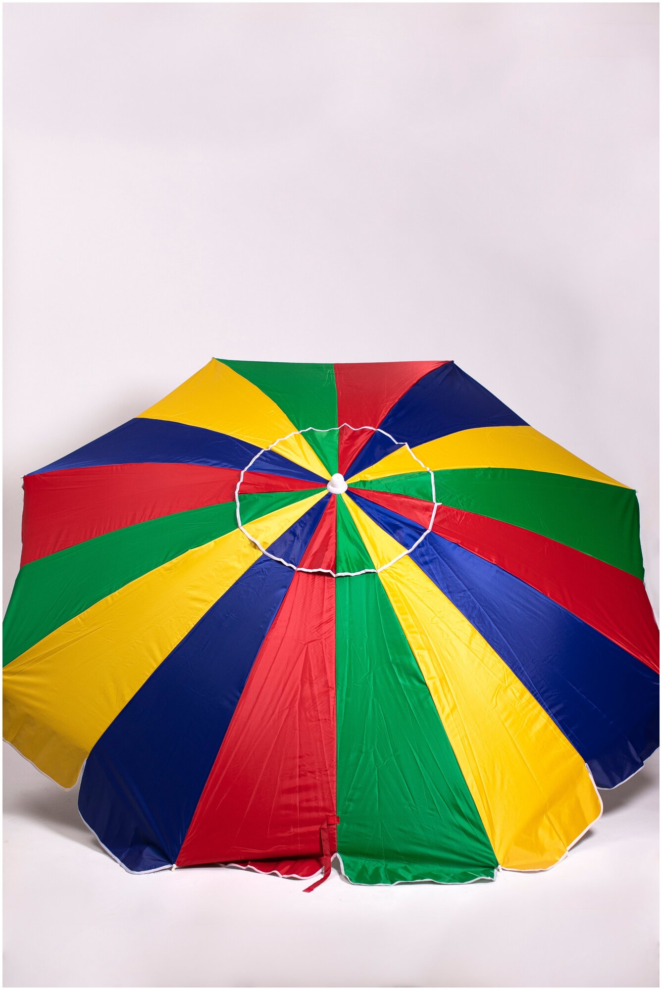 Зонт пляжный, солнцезащитный 2.35 м 8 спиц, . ткань-плащевка, с клапаном, с наклоном. - фотография № 4