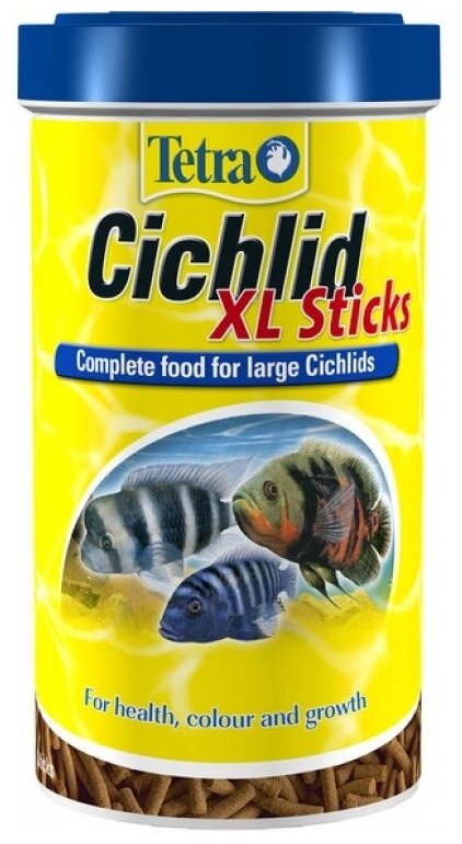 Tetra Cichlid XL Sticks Корм для всех видов цихлид, палочки, 1000 мл/320гр