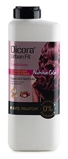 Кондиционер для окрашенных волос Dicora urban fit Argan Oil and Red Fruits 400 мл, Испания, 400 г