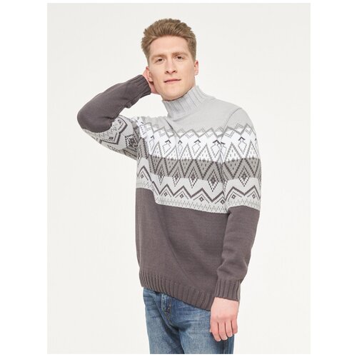 фото Свитер vay, размер 46, серый