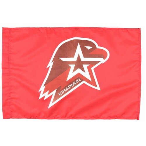 Флаг Юнармии 40*60 шарф юнармия 145 см красный